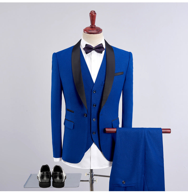 Élégance Royale - Costume 3 Pièces de Mariage pour Homme