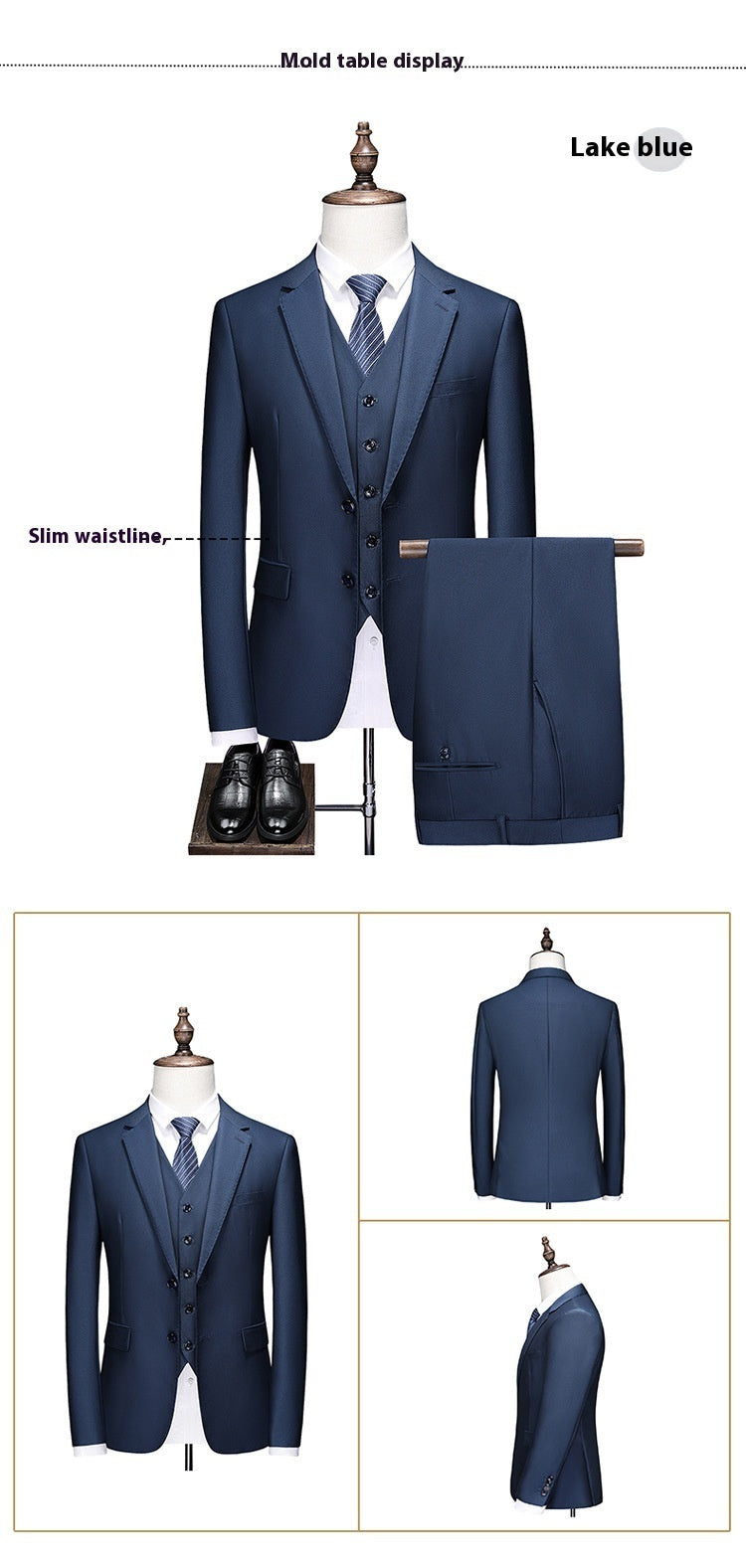 Elegance Supreme - Costume 3 Pièces pour Homme