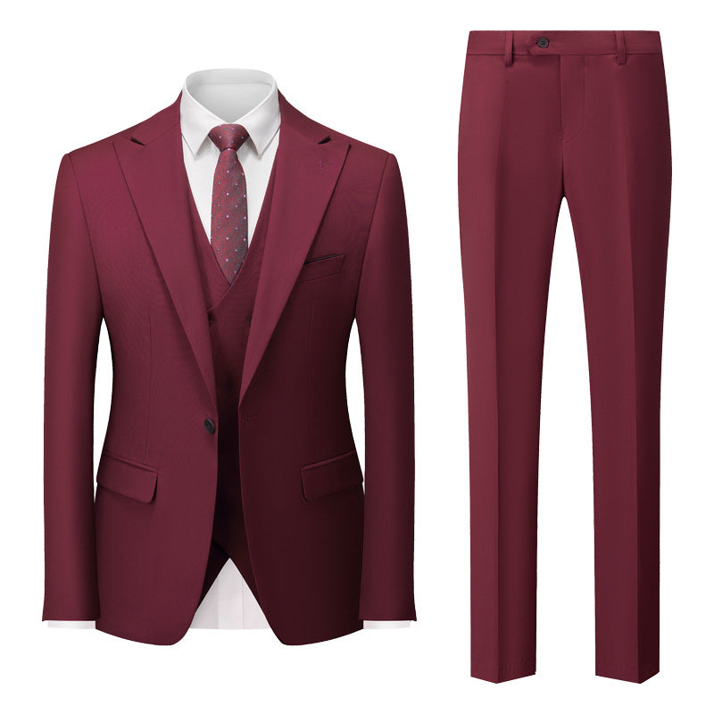 Verona Elegance- Costume Slim Italien 3 Pièces pour Homme (CJ)
