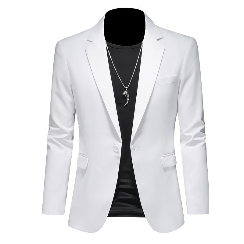 Men's Casual Plus Size Slim-fit Suit Jacket