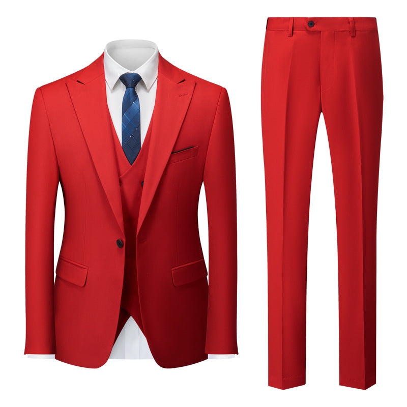 Verona Elegance- Costume Slim Italien 3 Pièces pour Homme (CJ)