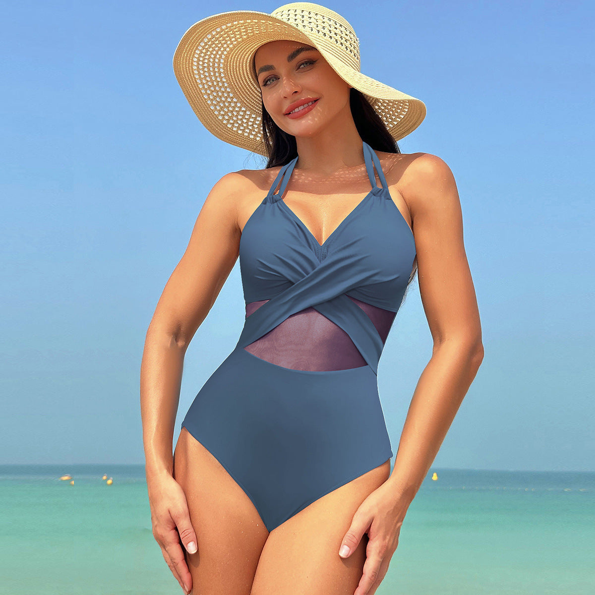 AquaGlam - Bikini 2 en 1 Dos Nu à Bretelles Croisées