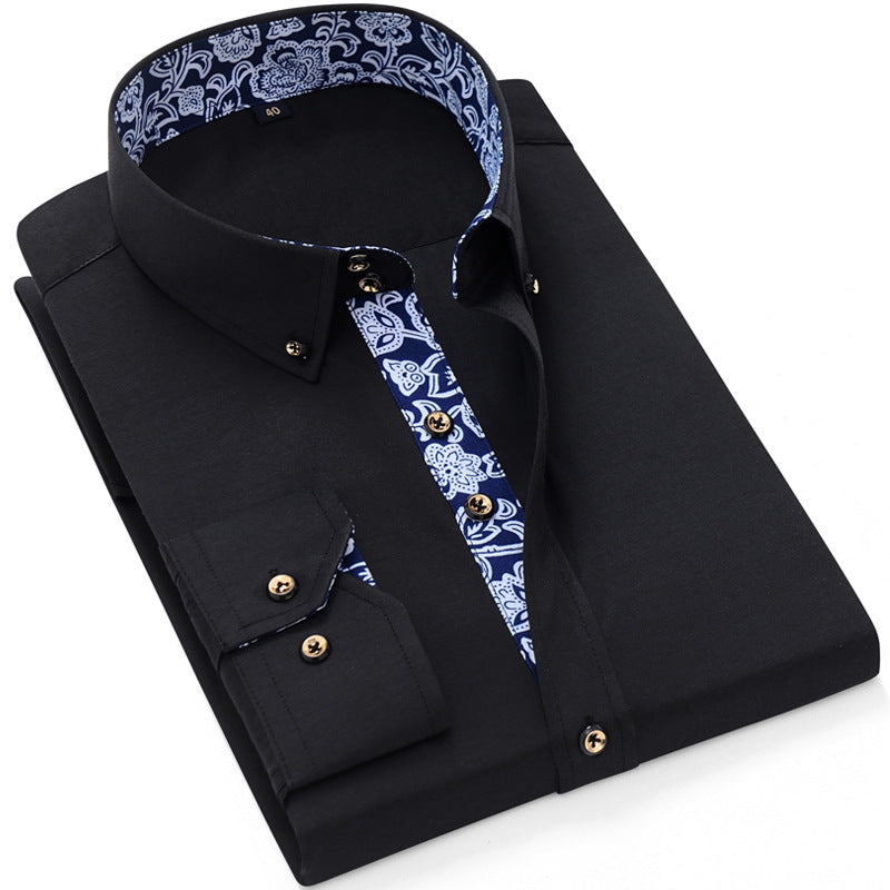 Blue Prestige - Chemise Slim Porcelaine pour Homme