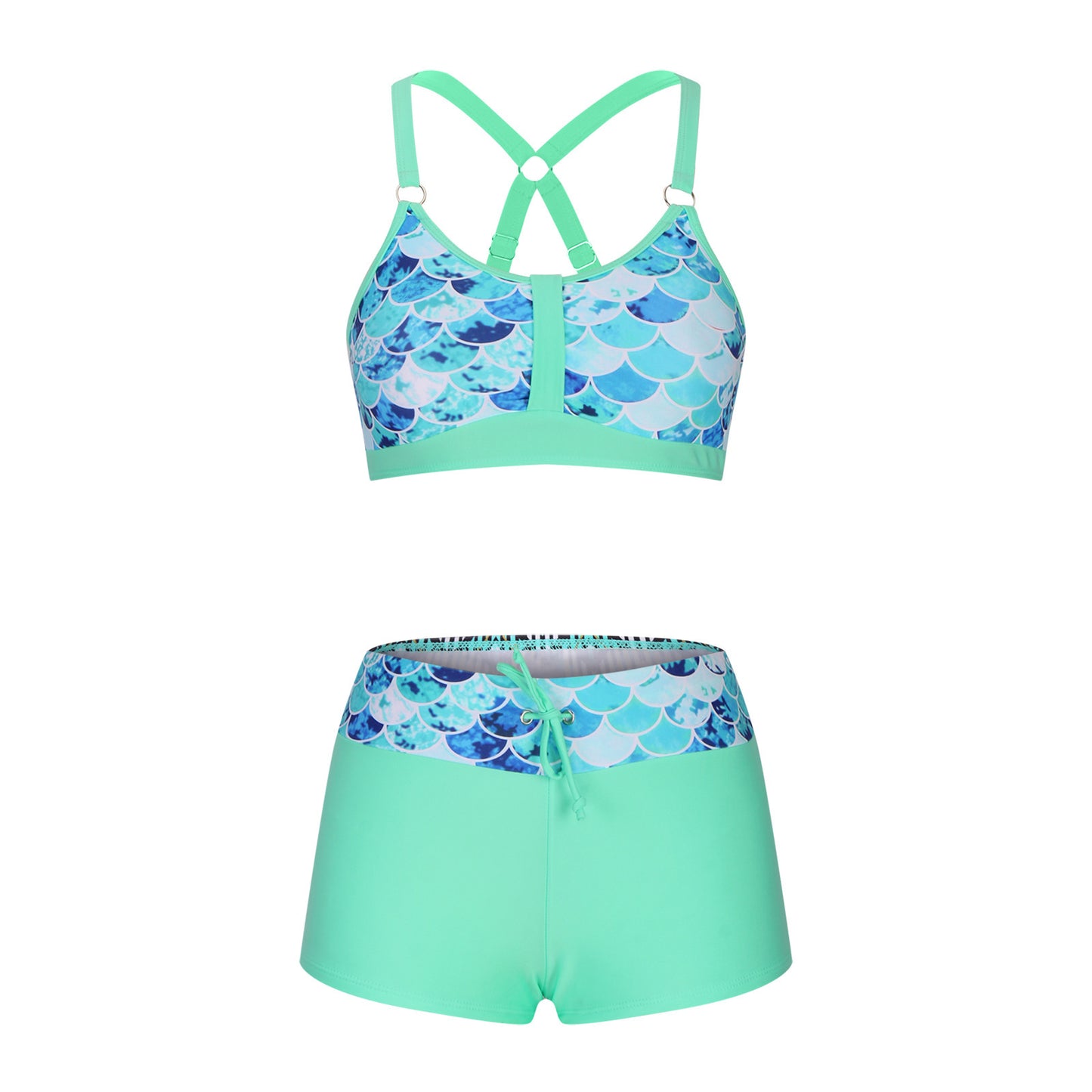 New Women's Printed Split Bikini Swimsuit