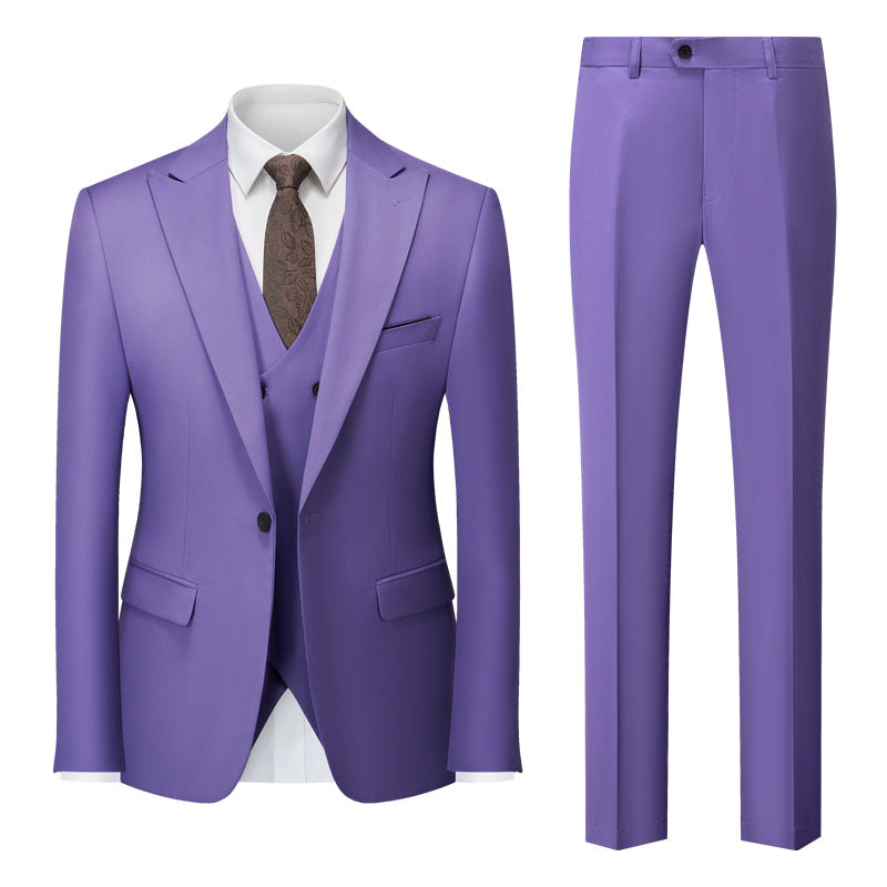 Verona Elegance- Costume Slim Italien 3 Pièces pour Homme (CJ)