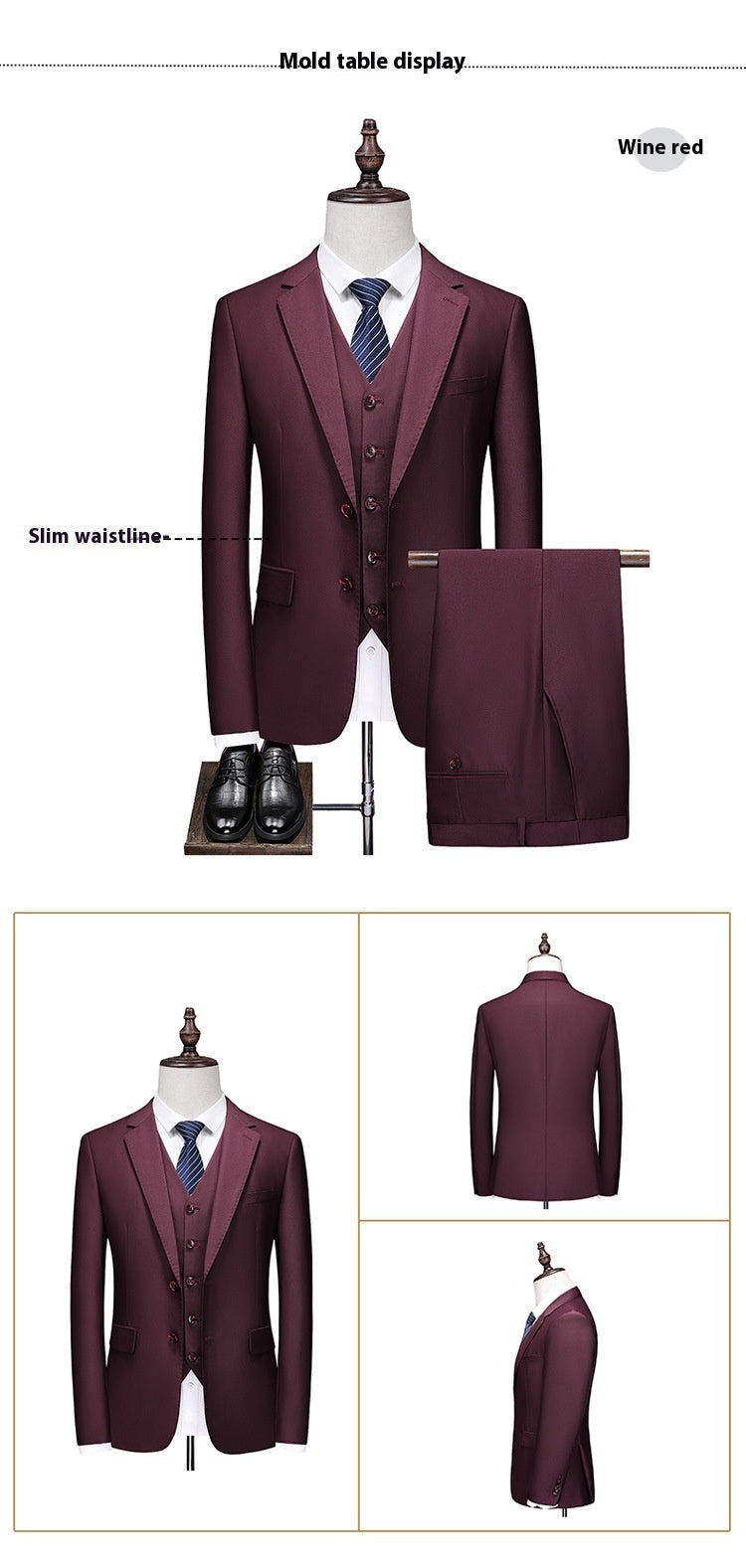 Elegance Supreme - Costume 3 Pièces pour Homme