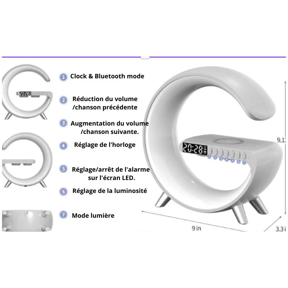 LumiCharge Pro - Lampe de Chevet (CJ)