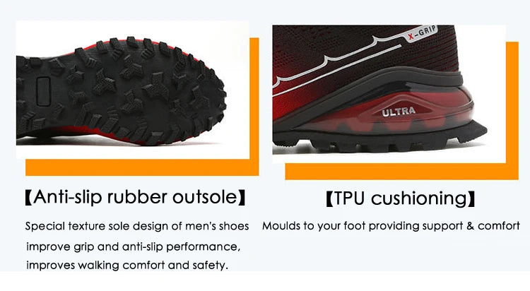 Vetekker TrailForce - Chaussures Antidérapantes pour Hommes