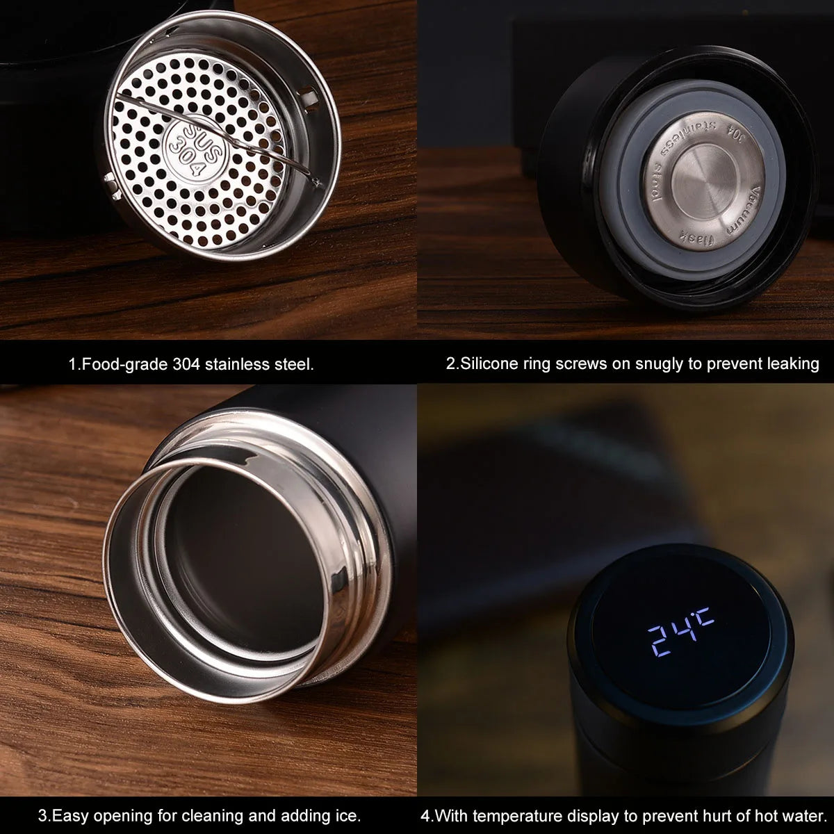 SmartThermo - Bouteille d’eau Numérique Intelligente Personnalisable