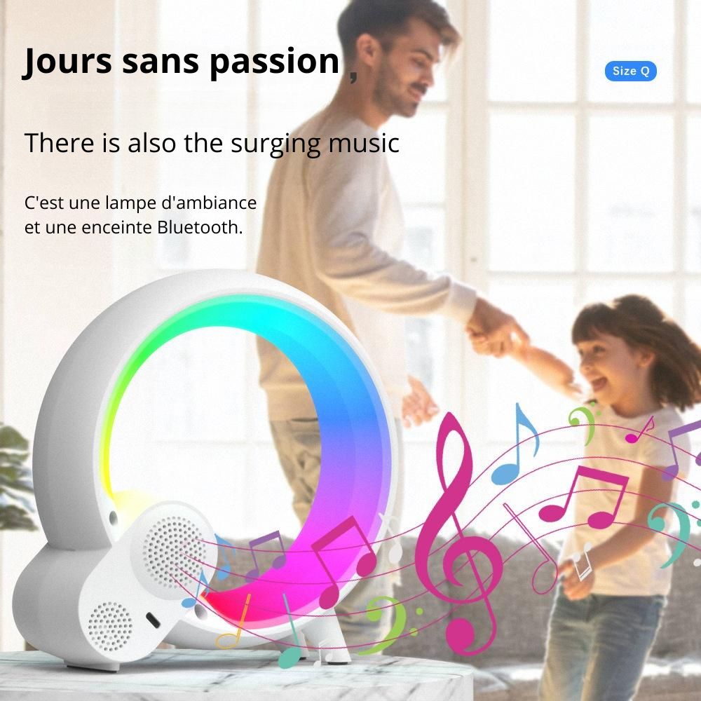 Q-Light WakeMaster - Réveil avec Lumière d'Ambiance