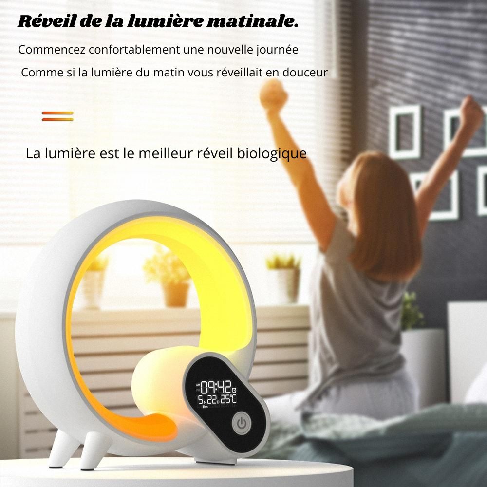 Q-Light WakeMaster - Réveil avec Lumière d'Ambiance