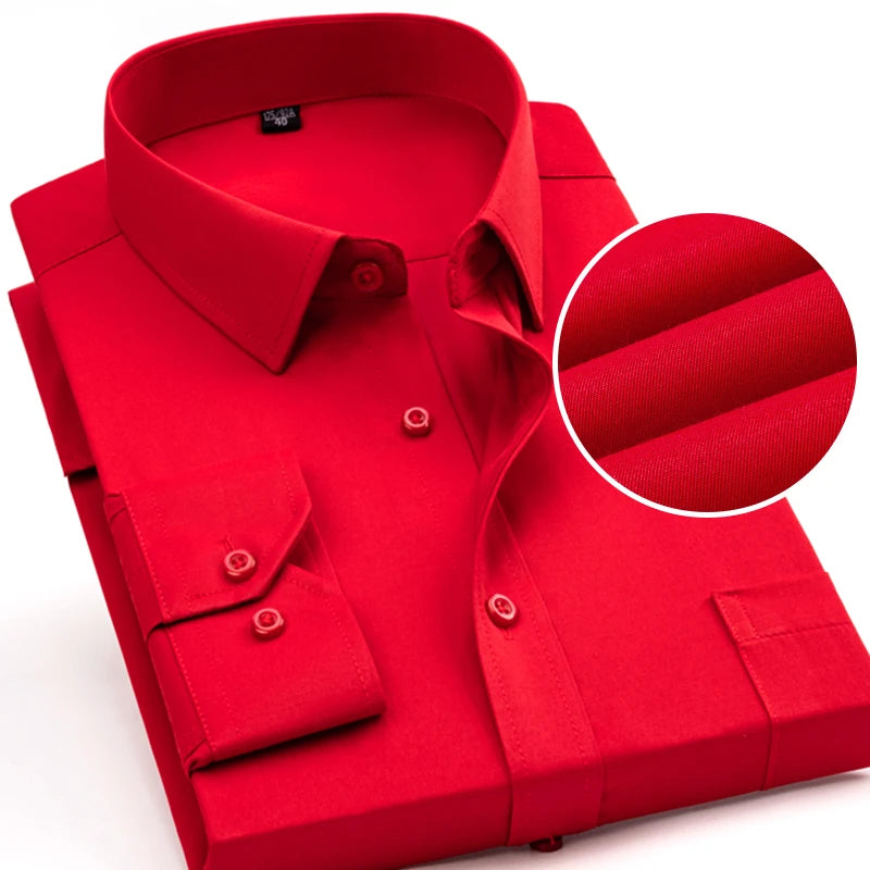 SquareFit - Chemise Élégante à Col Carré pour Hommes