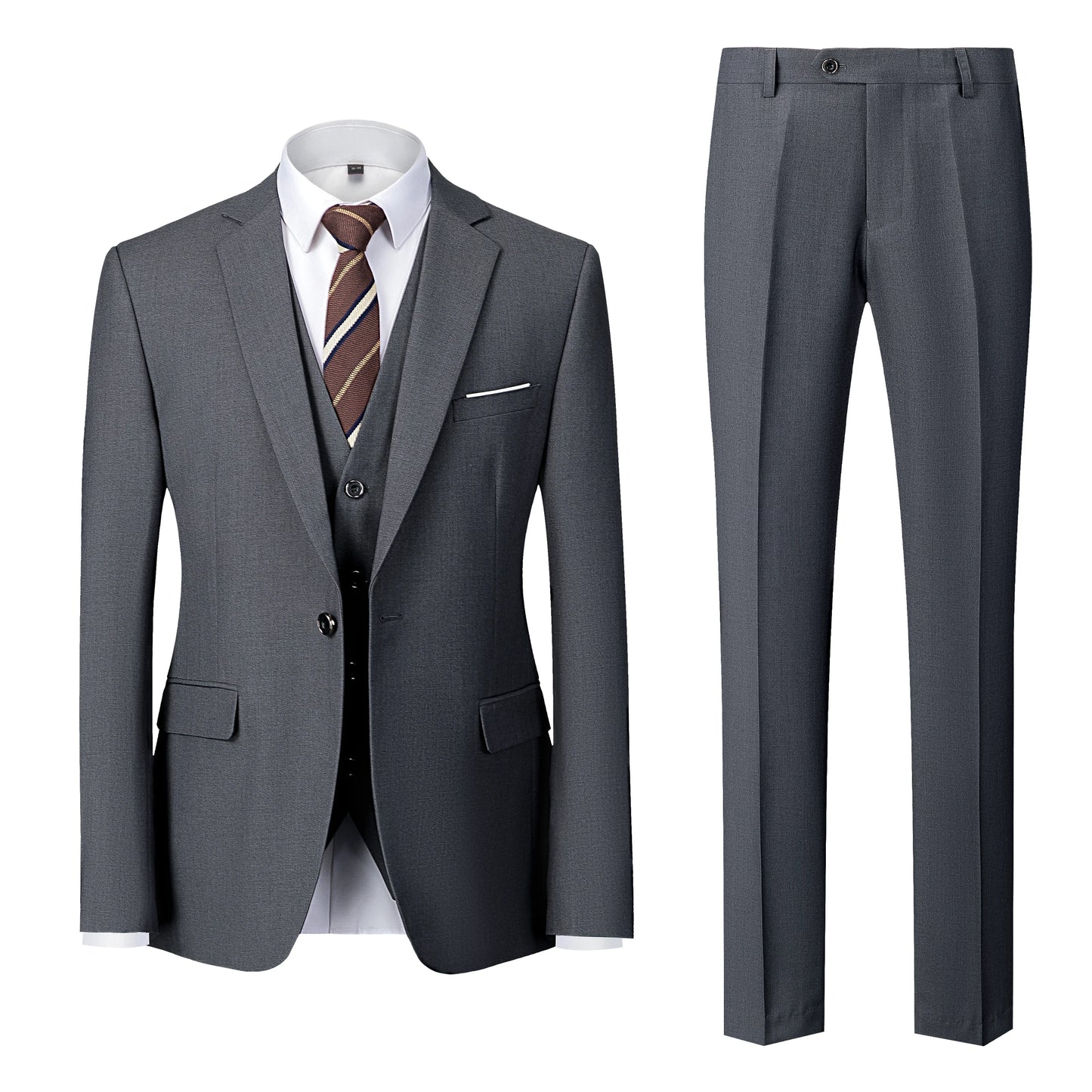 EleganceFlex - Costume 3 Pièces pour Homme (DS)