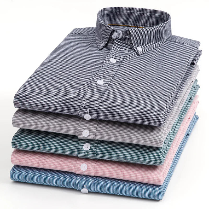 Classic Plaid - Chemise 100% Coton, Style à Carreaux