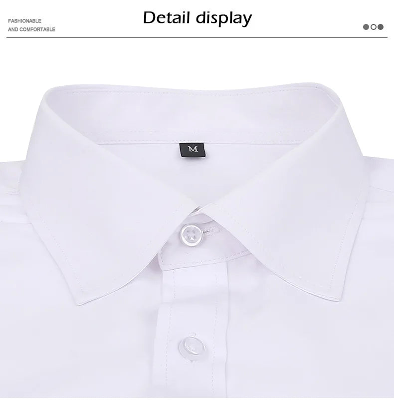 FlexFit - Chemise Slim Fit Manches Longues pour Hommes