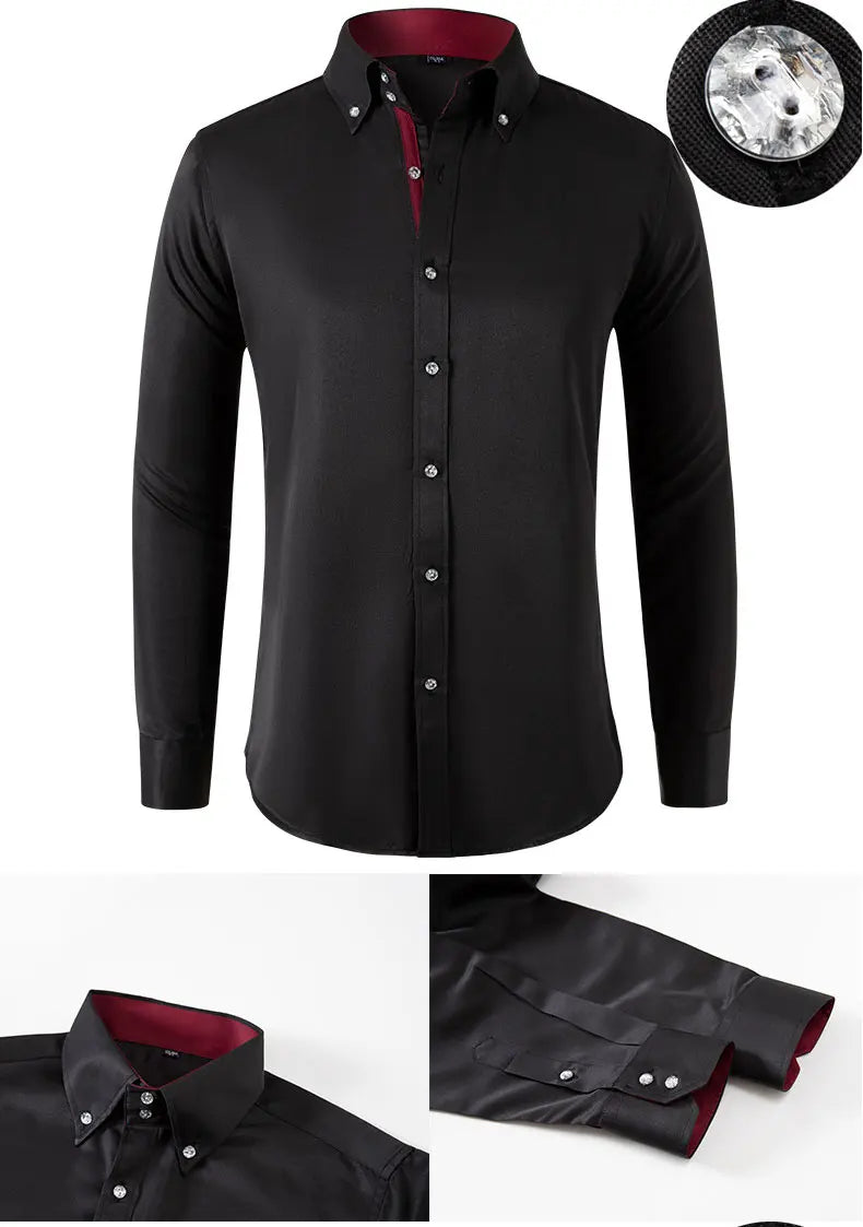 Executive Slim - Chemise Formelle Ajustée pour Homme