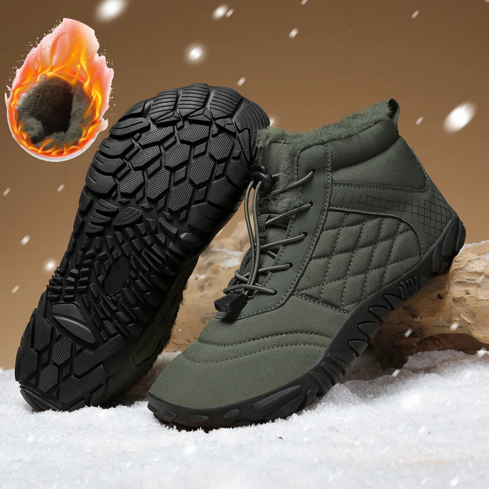 ArcticStride - Bottes de Neige en Peluche pour l'Hiver
