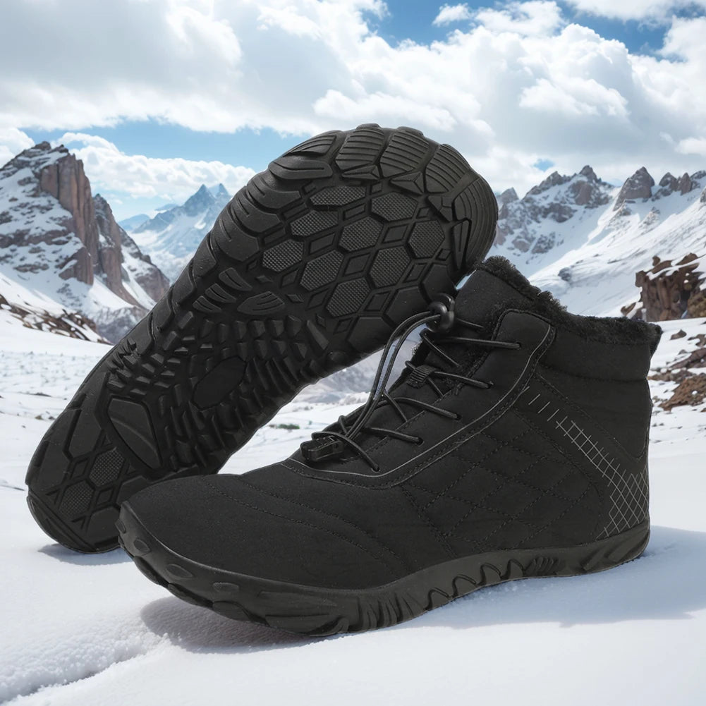 ArcticStride - Bottes de Neige en Peluche pour l'Hiver