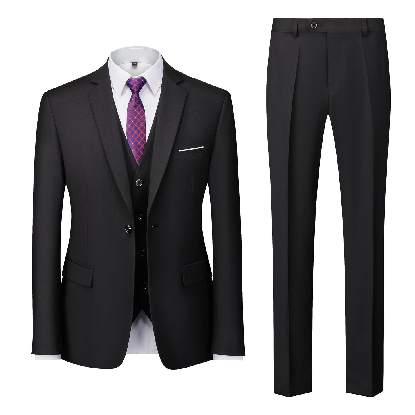 EleganceFlex - Costume 3 Pièces pour Homme (DS)