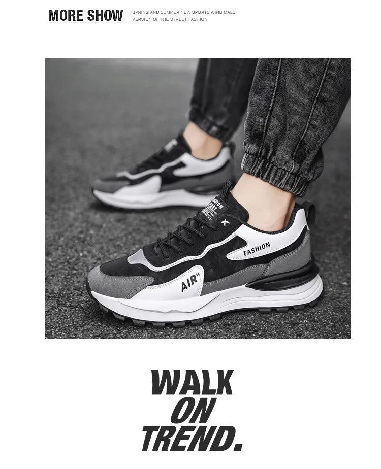 FlexiStride - Baskets Décontractées pour Hommes