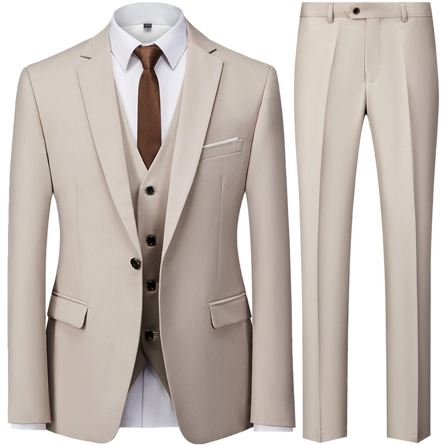 EleganceFlex - Costume 3 Pièces pour Homme (DS)