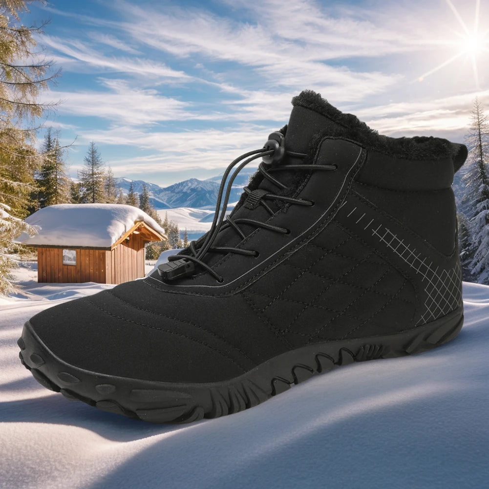 ArcticStride - Bottes de Neige en Peluche pour l'Hiver