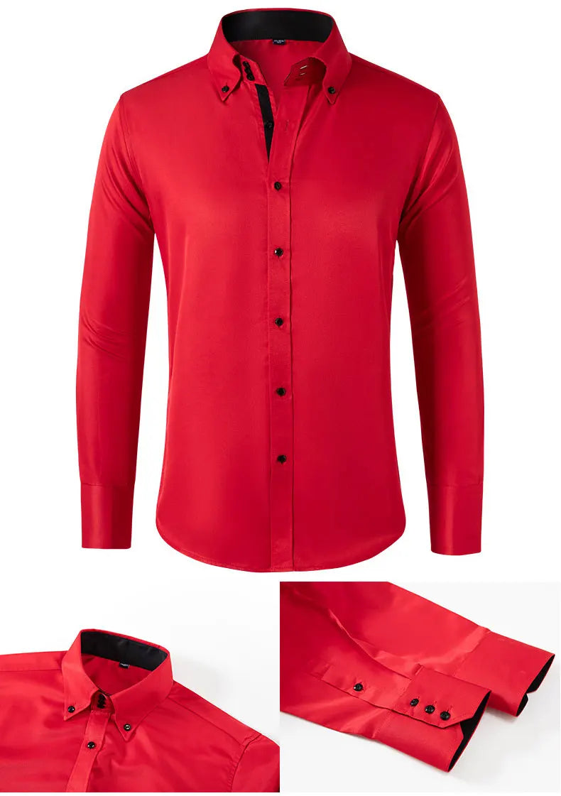 Executive Slim - Chemise Formelle Ajustée pour Homme