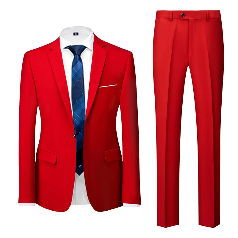 EleganceFlex - Costume 2 Pièces pour Homme