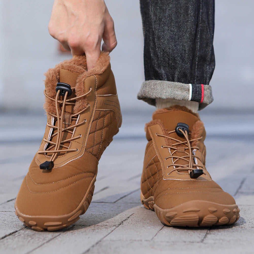 ArcticStride - Bottes de Neige en Peluche pour l'Hiver