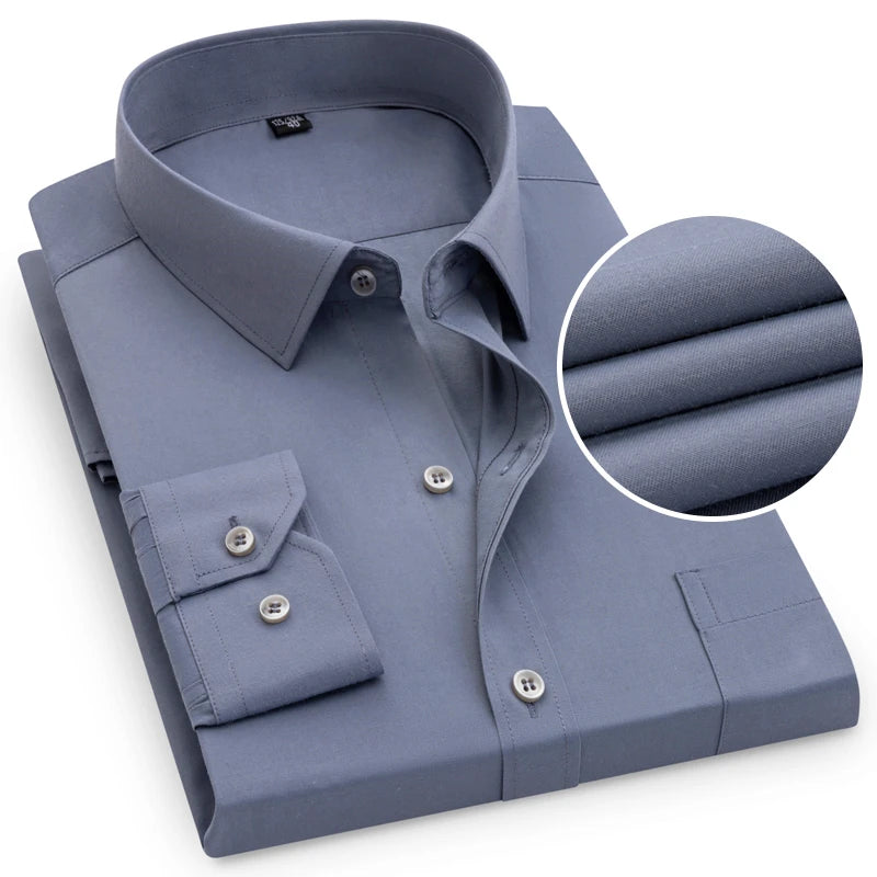 SquareFit - Chemise Élégante à Col Carré pour Hommes