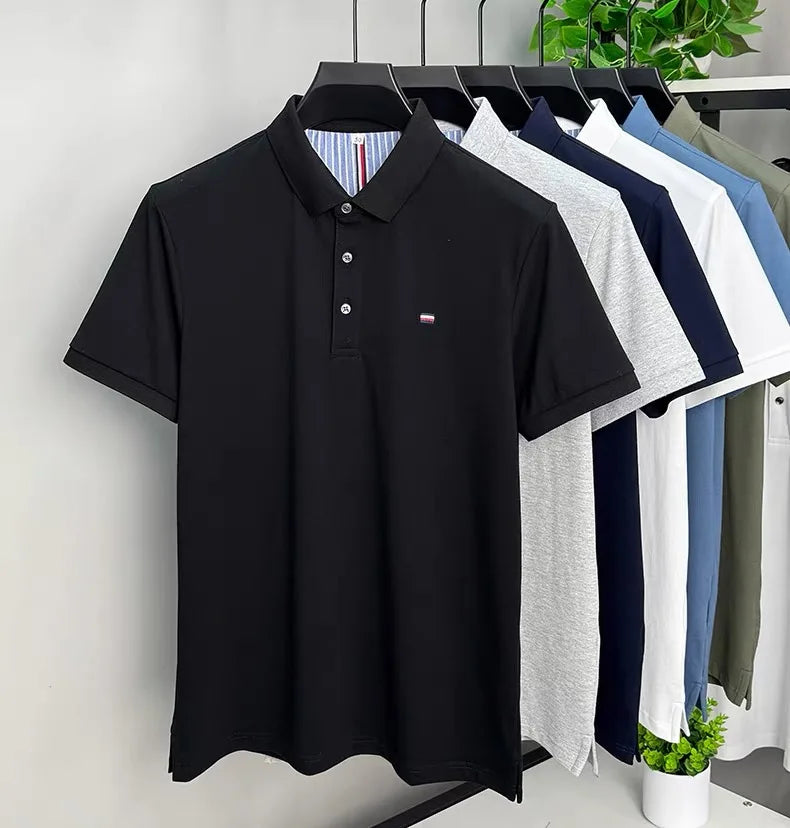 IceSilk Polo - Polo en Soie pour Hommes