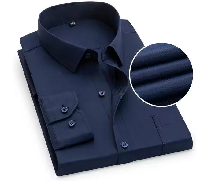 SquareFit - Chemise Élégante à Col Carré pour Hommes
