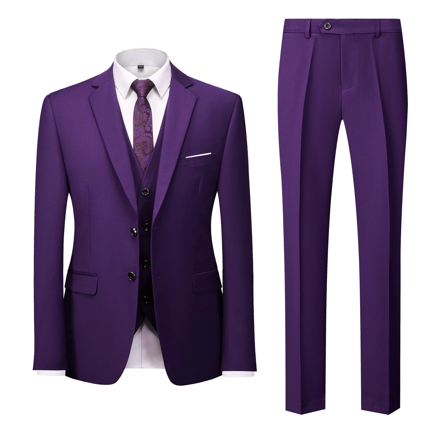 EleganceFlex - Costume 3 Pièces pour Homme (DS)
