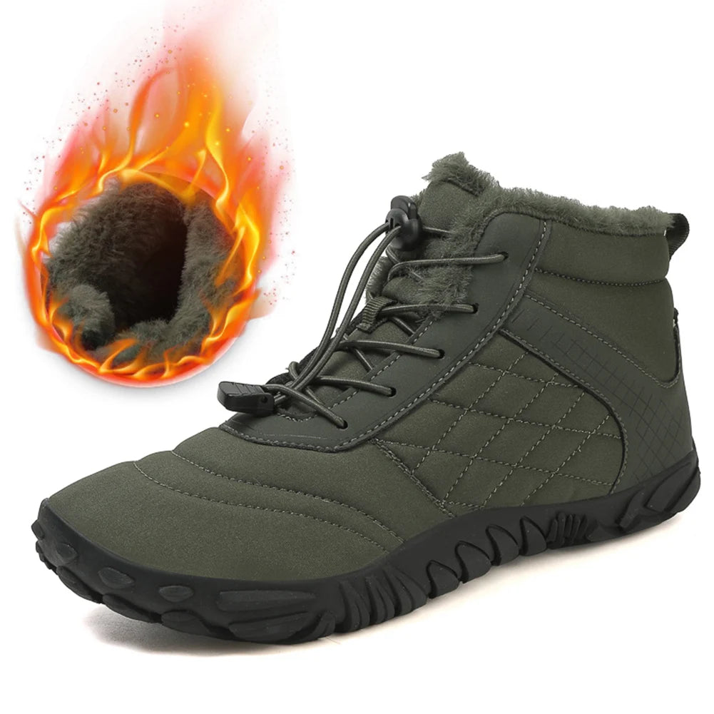 ArcticStride - Bottes de Neige en Peluche pour l'Hiver