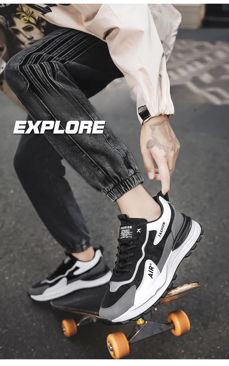 FlexiStride - Baskets Décontractées pour Hommes