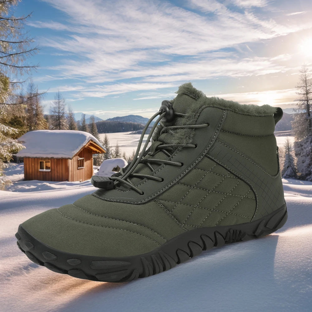 ArcticStride - Bottes de Neige en Peluche pour l'Hiver