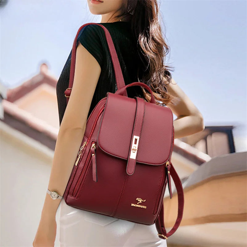 Sacs à dos de luxe en cuir pour filles (CJ)