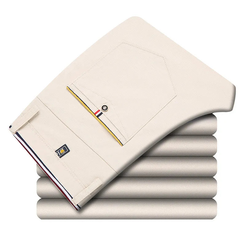 Pantalon FJPays l Slim pour Homme, Pantalon Serré, Plissé, Fil, Faisceau de Fermeture, Décontracté, Boutique, Mode, Nouveau, 2023