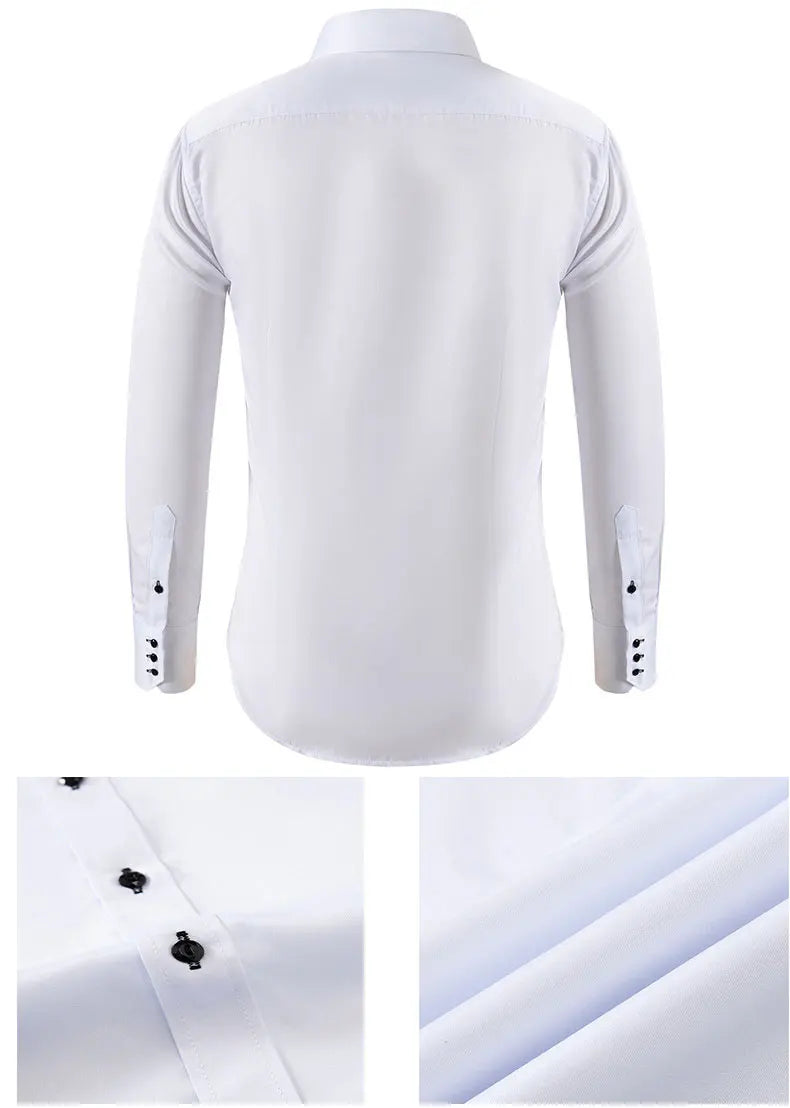 Executive Slim - Chemise Formelle Ajustée pour Homme