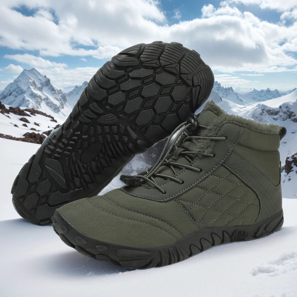 ArcticStride - Bottes de Neige en Peluche pour l'Hiver