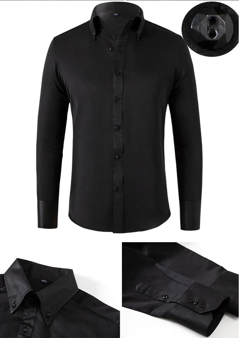 Executive Slim - Chemise Formelle Ajustée pour Homme