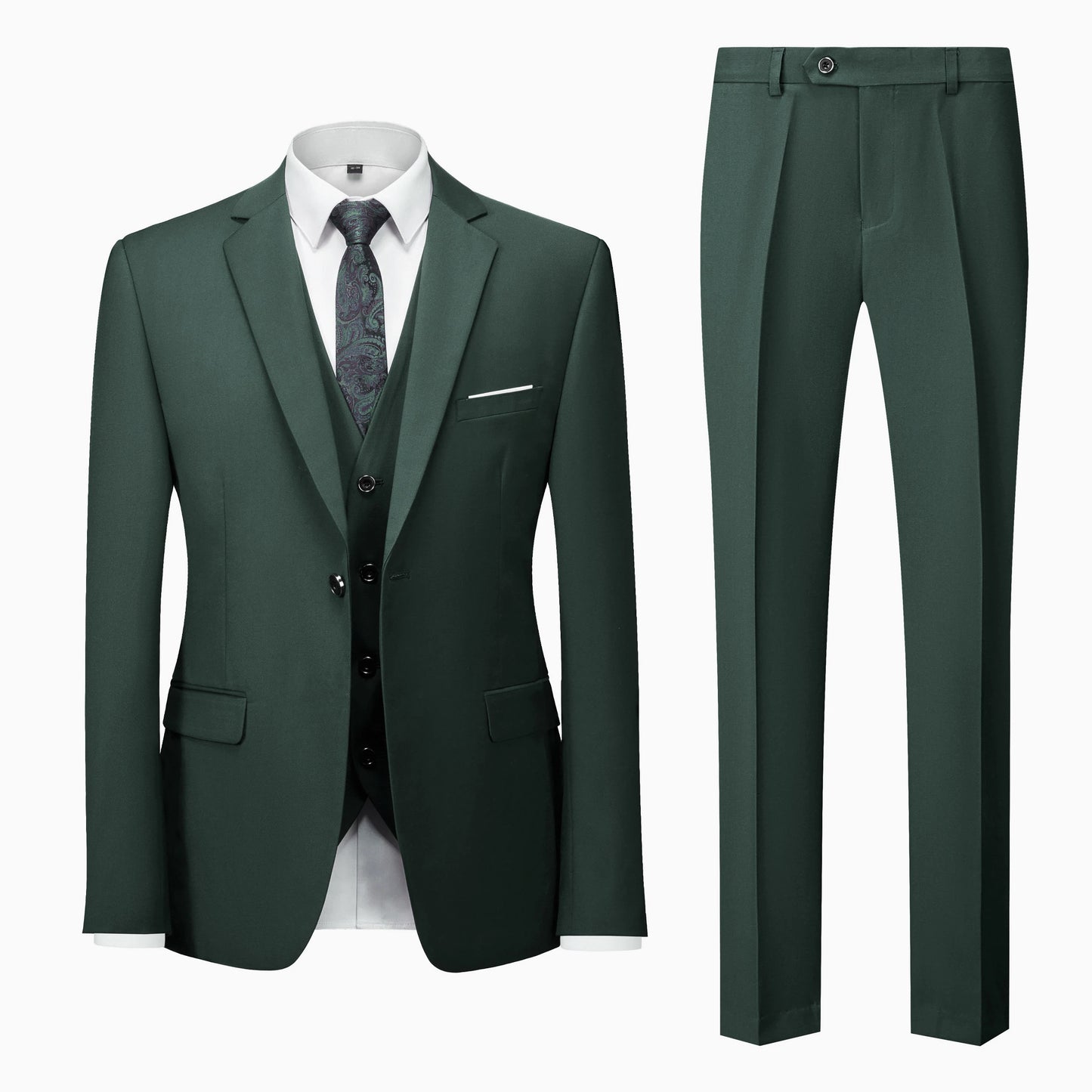 EleganceFlex - Costume 3 Pièces pour Homme (DS)