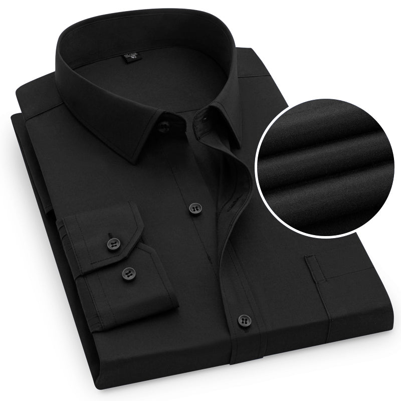 SquareFit - Chemise Élégante à Col Carré pour Hommes