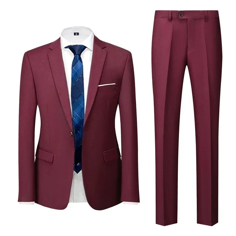 EleganceFlex - Costume 2 Pièces pour Homme