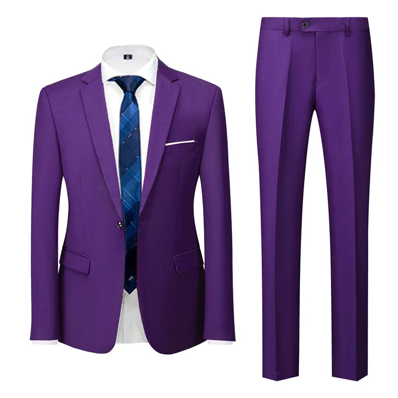 EleganceFlex - Costume 2 Pièces pour Homme