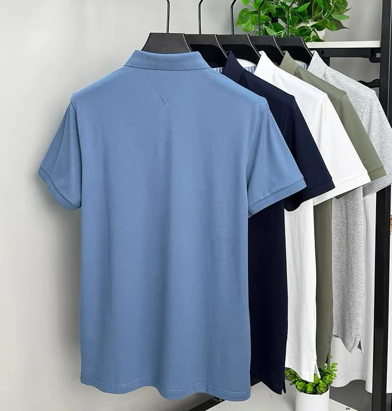 IceSilk Polo - Polo en Soie pour Hommes