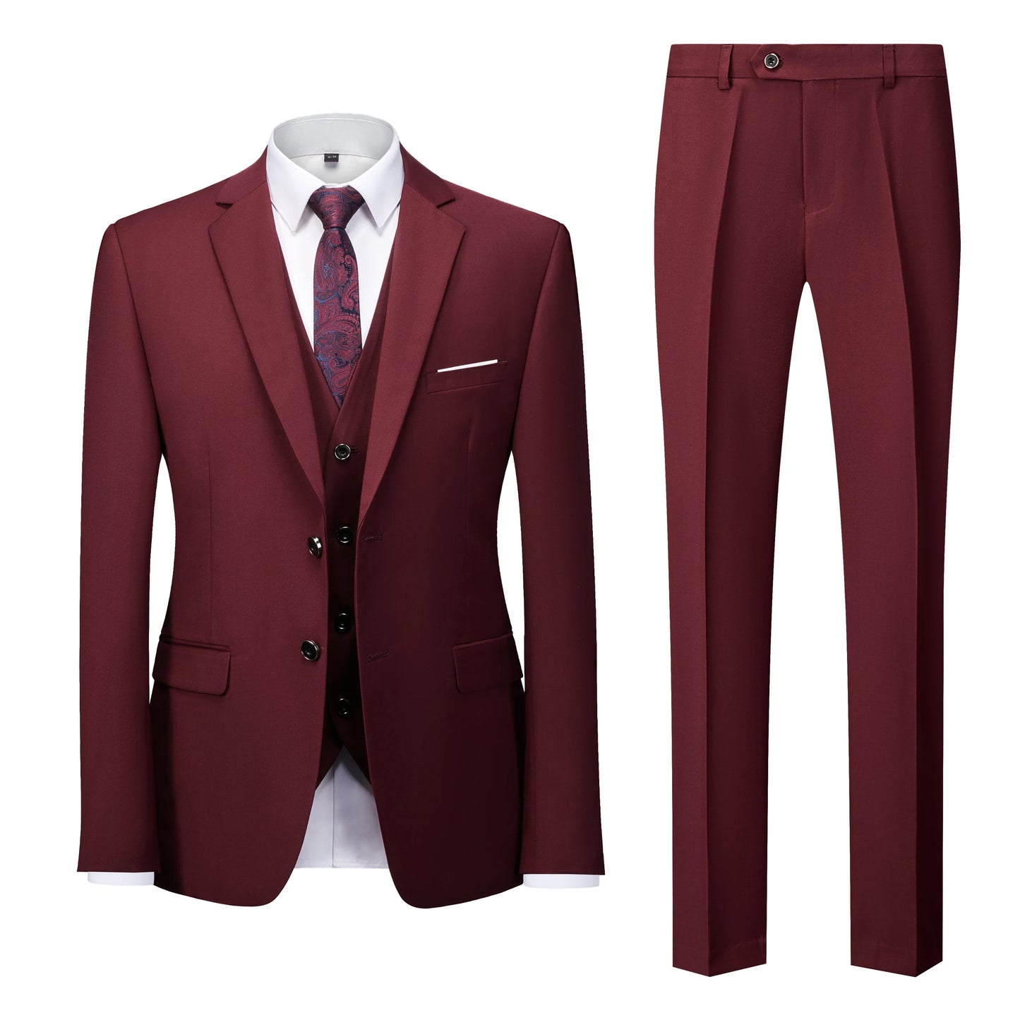 EleganceFlex - Costume 3 Pièces pour Homme (DS)