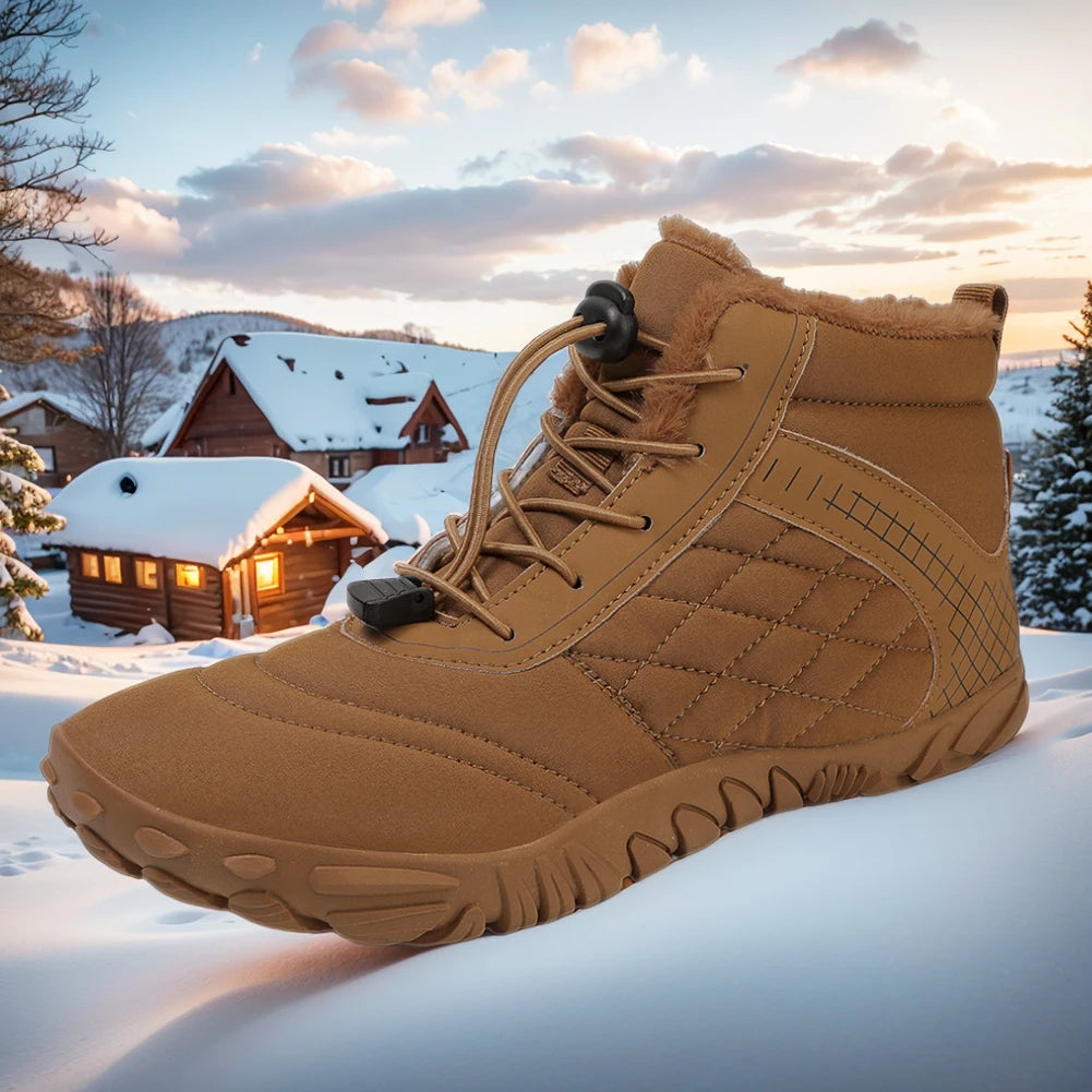 ArcticStride - Bottes de Neige en Peluche pour l'Hiver
