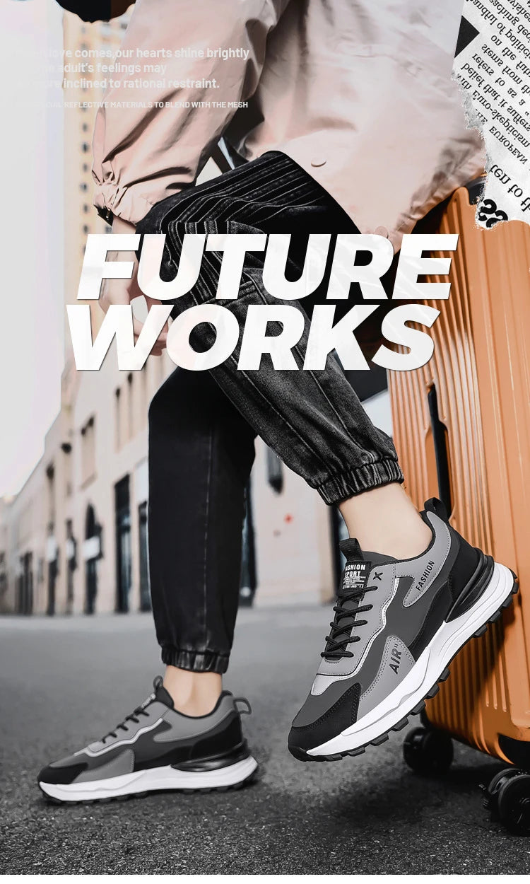 FlexiStride - Baskets Décontractées pour Hommes
