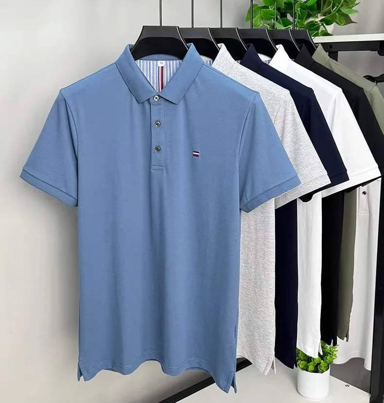 IceSilk Polo - Polo en Soie pour Hommes